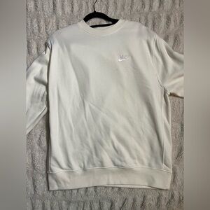Nike Men's Cream Crewneck Sweater NEVER WORN